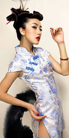 Short-sleeve Short-length Cheongsam (CM)