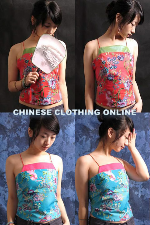 Bare Shoulders Mandarin Blouse (CM)