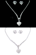 Bridal Necklace and Earrings Set