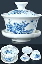 Fine Porcelain Gaiwan Teapot/Teacup